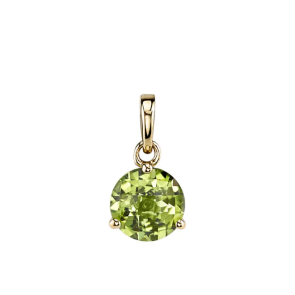 14k Gold 7mm Gemstone Necklace