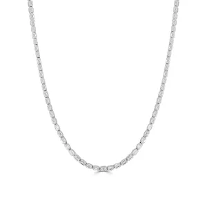 14K Gold & Emerald-Cut Diamond Tennis Necklace - 4.26ct