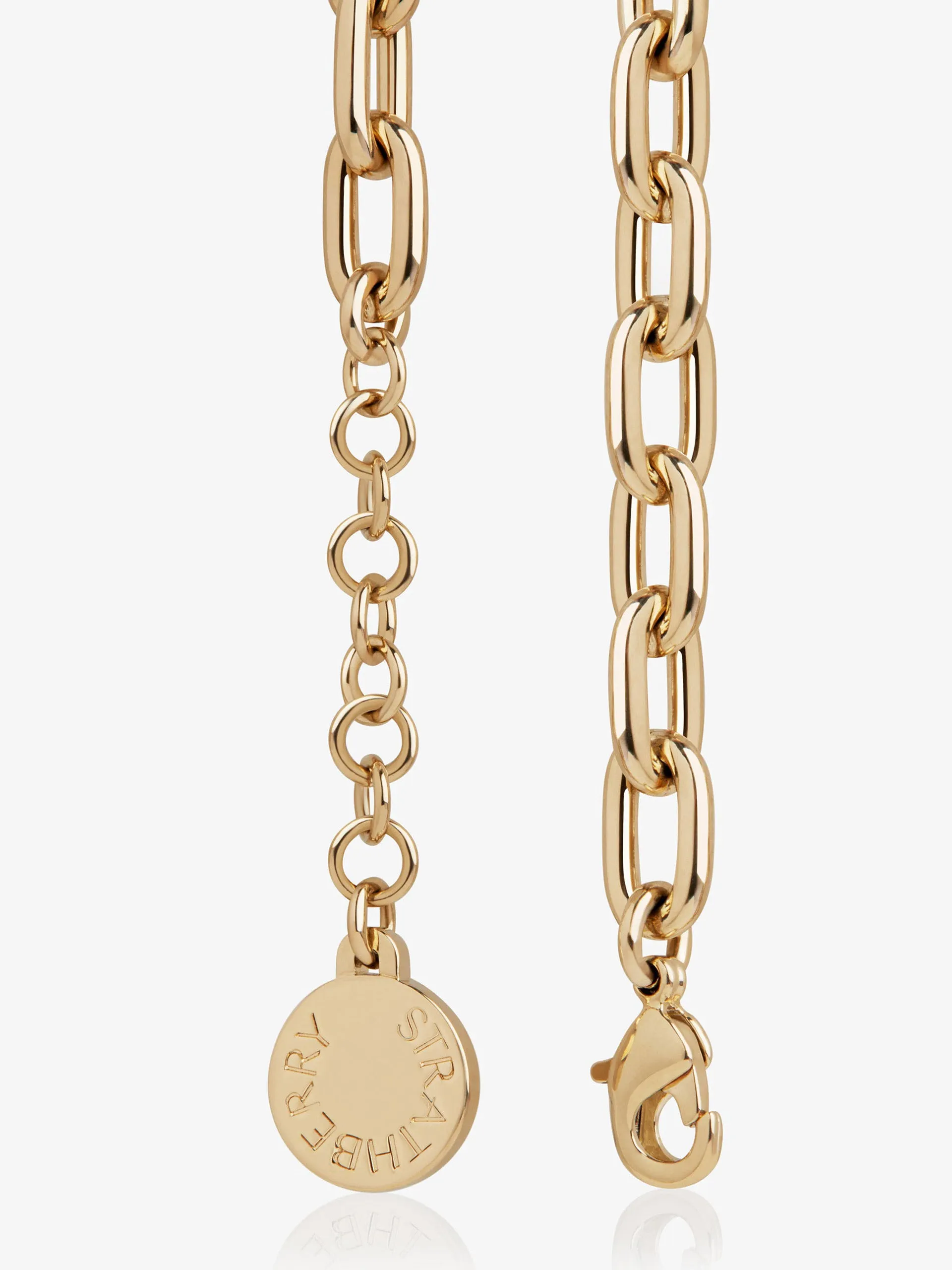 22 carat gold gilded Lana pearl necklace