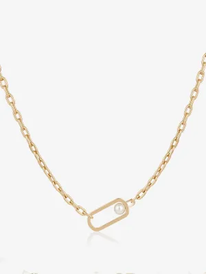 22 carat gold gilded Lana pearl necklace