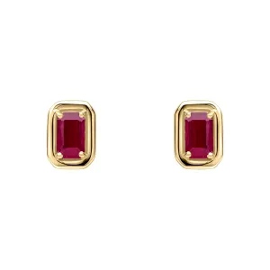 9ct Gold Ruby Earrings GE2479R