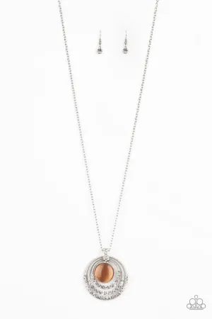 A Diamond a Day Orange Paparazzi Necklace
