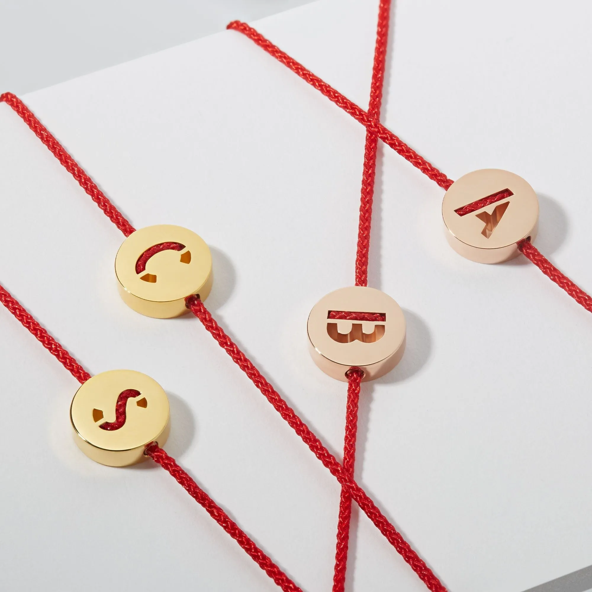 ABC's - A 18K Gold Plated Bracelet