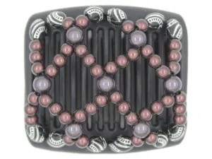African Butterfly Chameleon Hair Comb - Ndalena Black 29