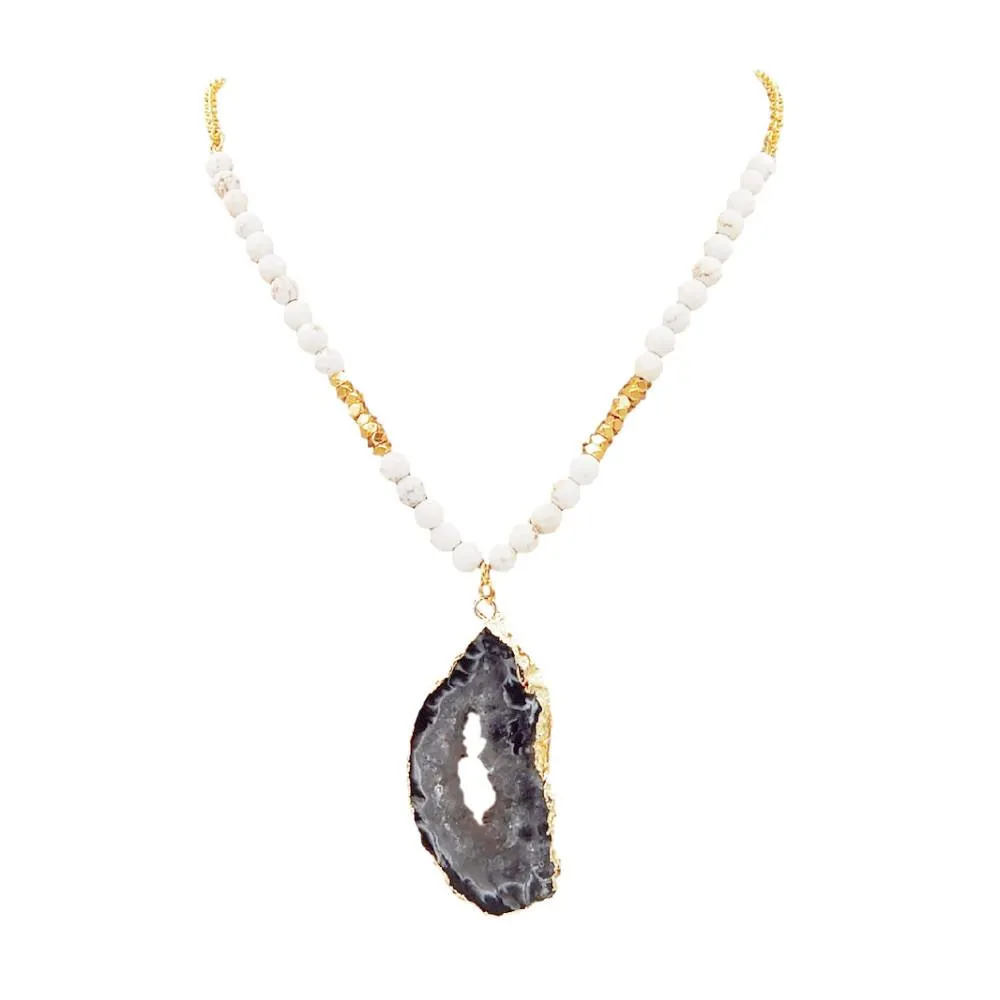 Agate Collection - Smoky Necklace
