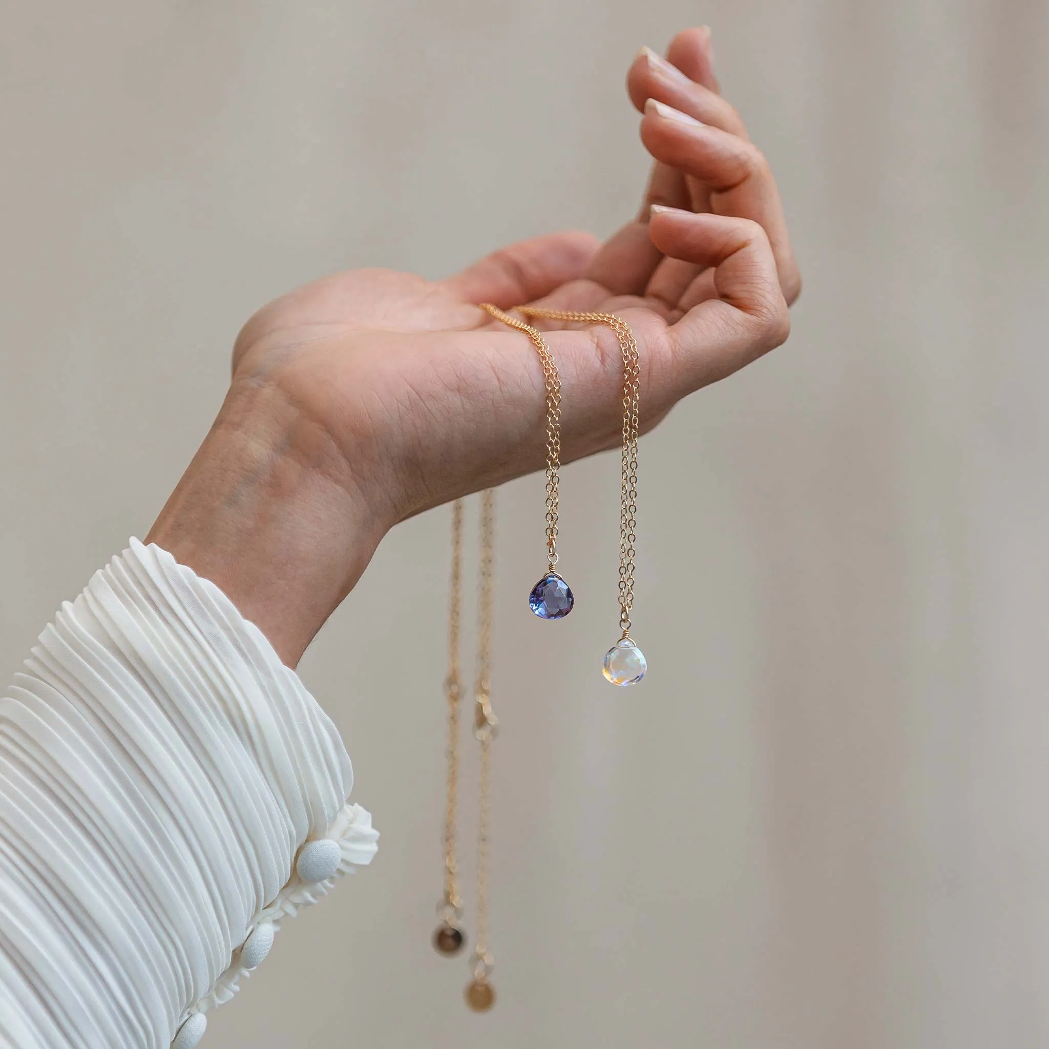 Alexandrite Quartz Pendant Necklace