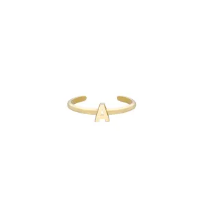 Alphabet Toe Ring (A-Z) ( 2 Colors )