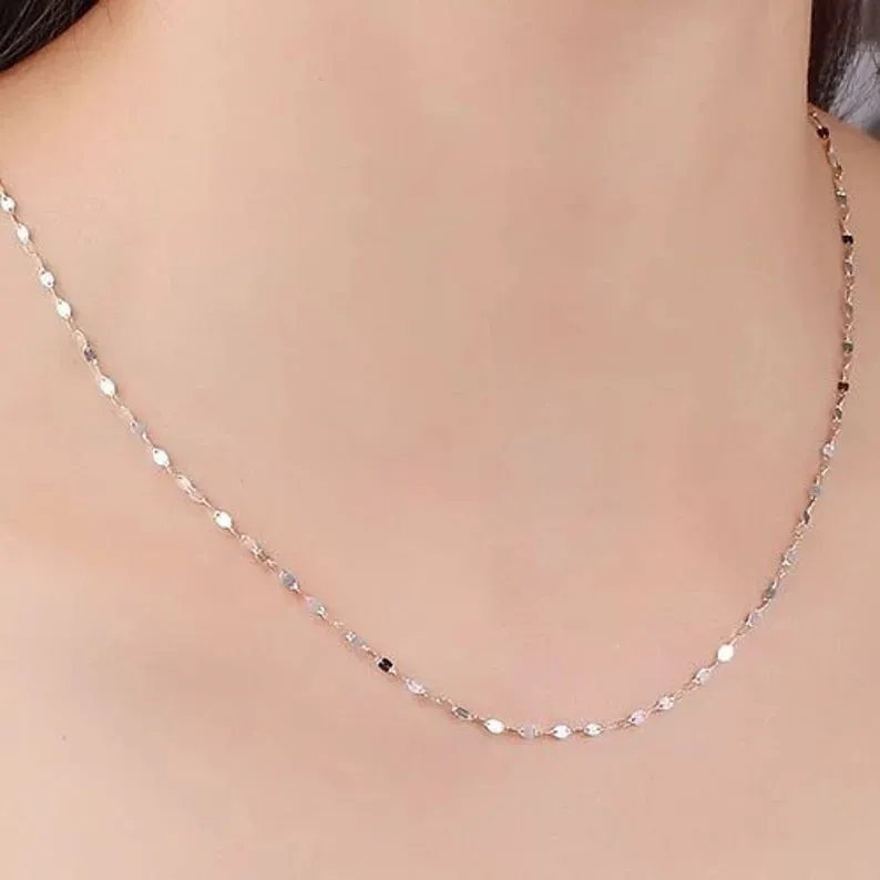 Amazonite Gemstone Bottle Necklace, 20 or 24 inch, Silver/Gold