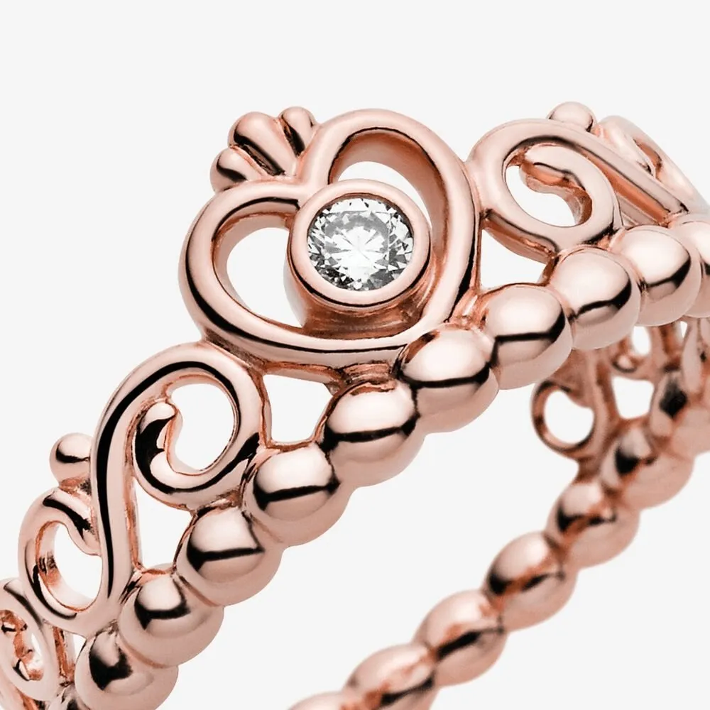 Anello corona tiara principessa