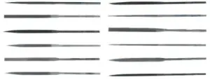 Apex Tool Group 6-1/4" BARRETTE NEEDLE FILE RHN-0 CUT, 38003