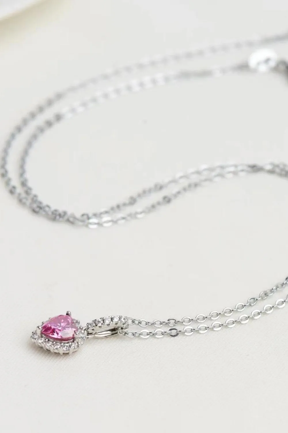 *APP EXCLUSIVE* 1 Carat Moissanite Heart Pendant Necklace