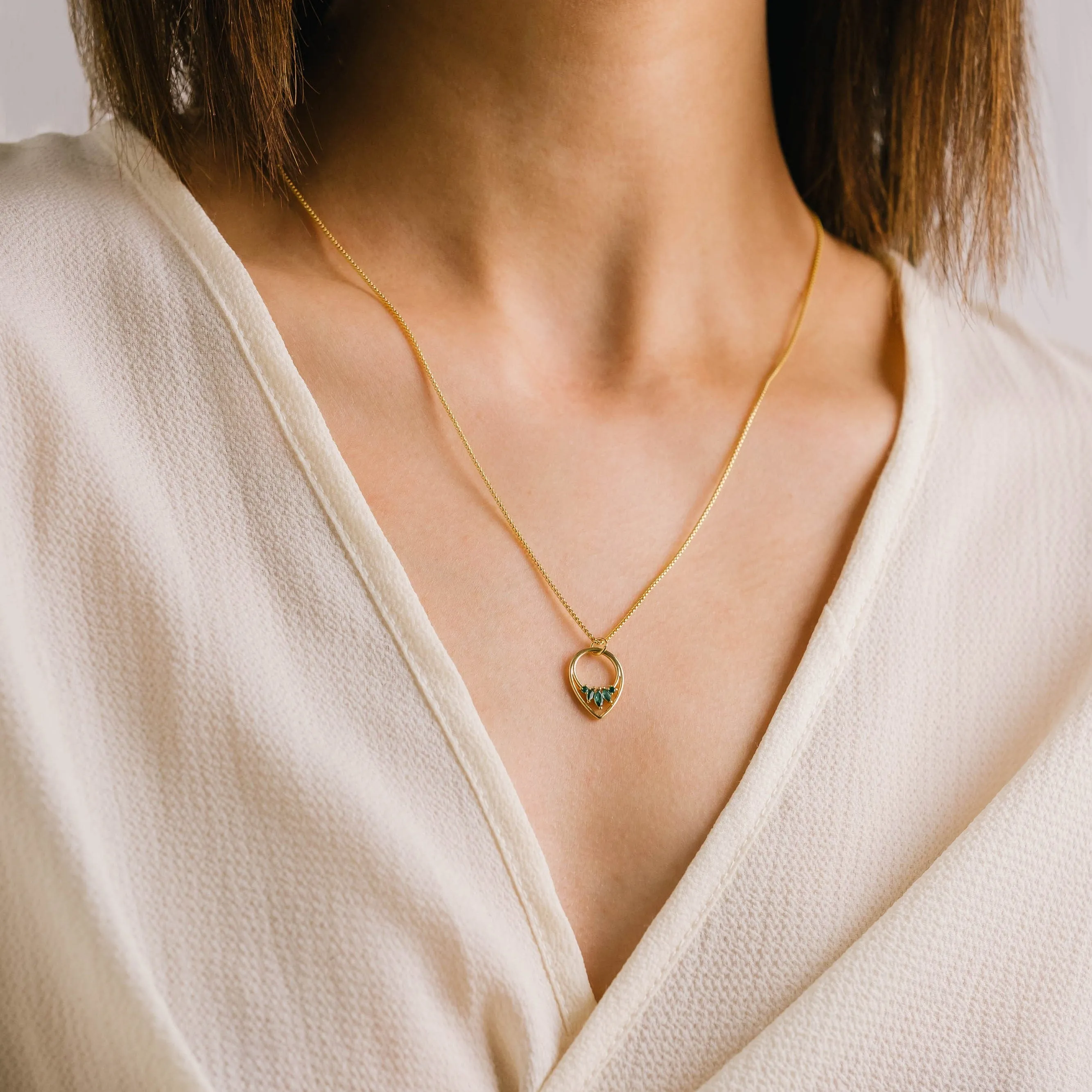 Aria Emerald Necklace