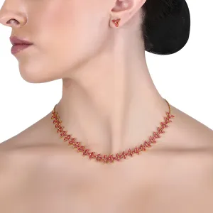 Ashmita Zircon Pendant Set