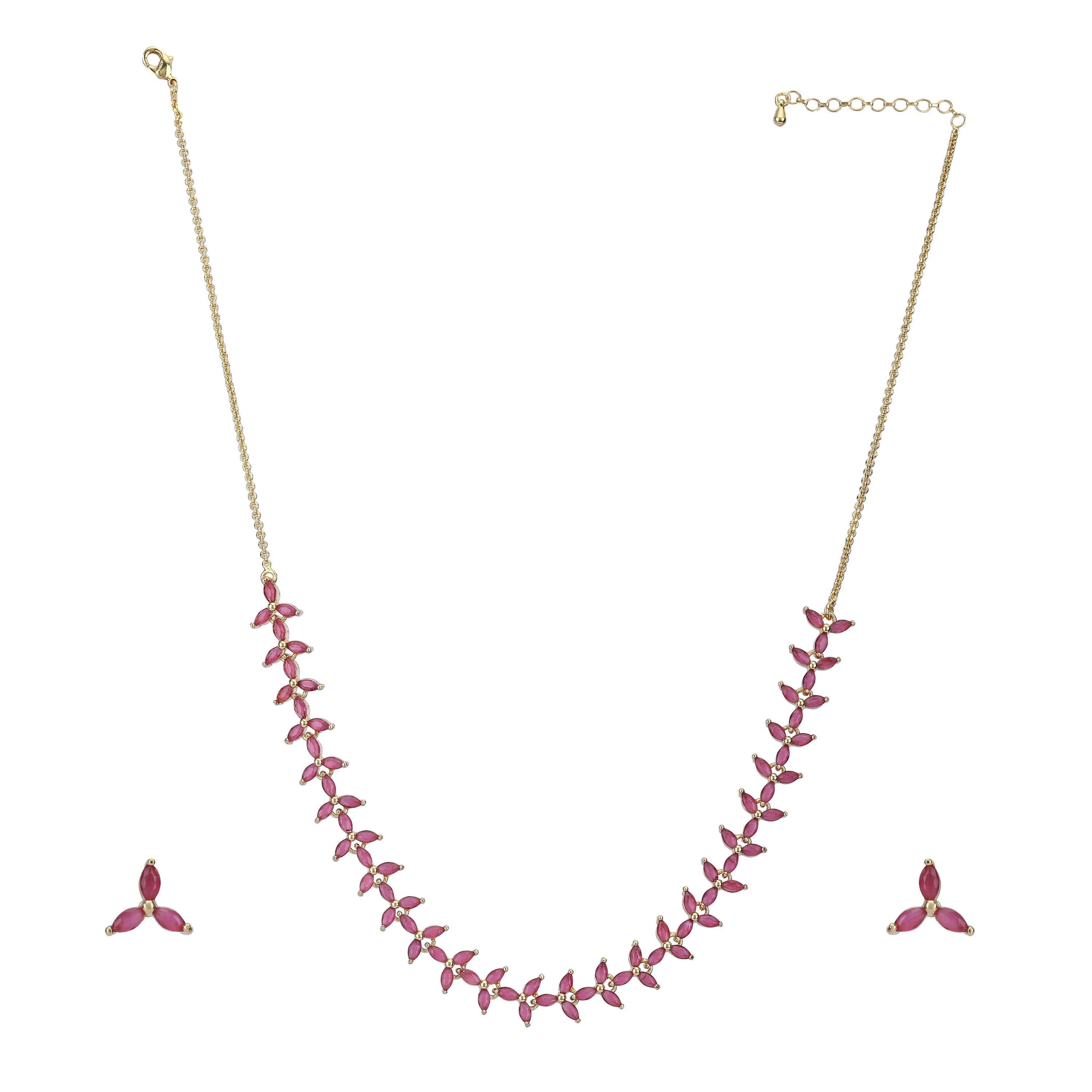 Ashmita Zircon Pendant Set
