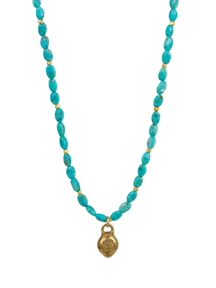Azure Necklace - Om