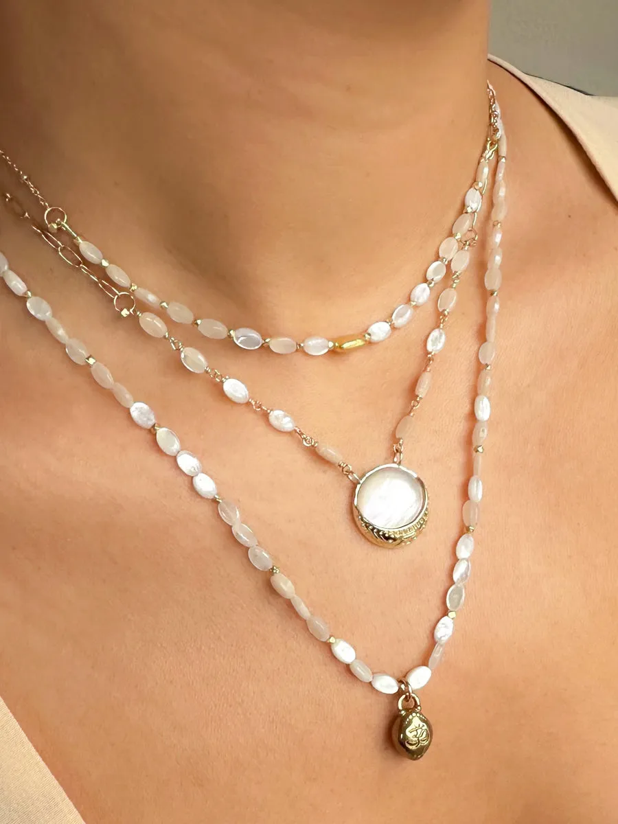 Azure Necklace - Om