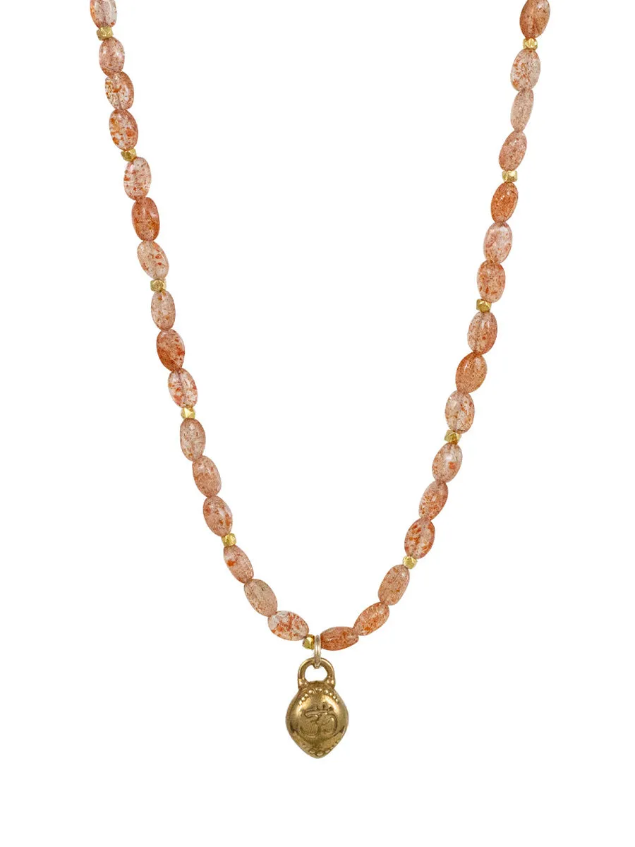 Azure Necklace - Om