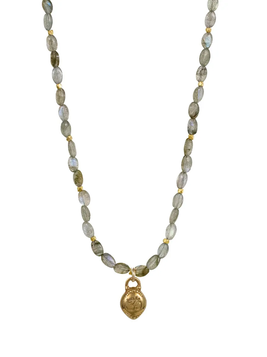 Azure Necklace - Om