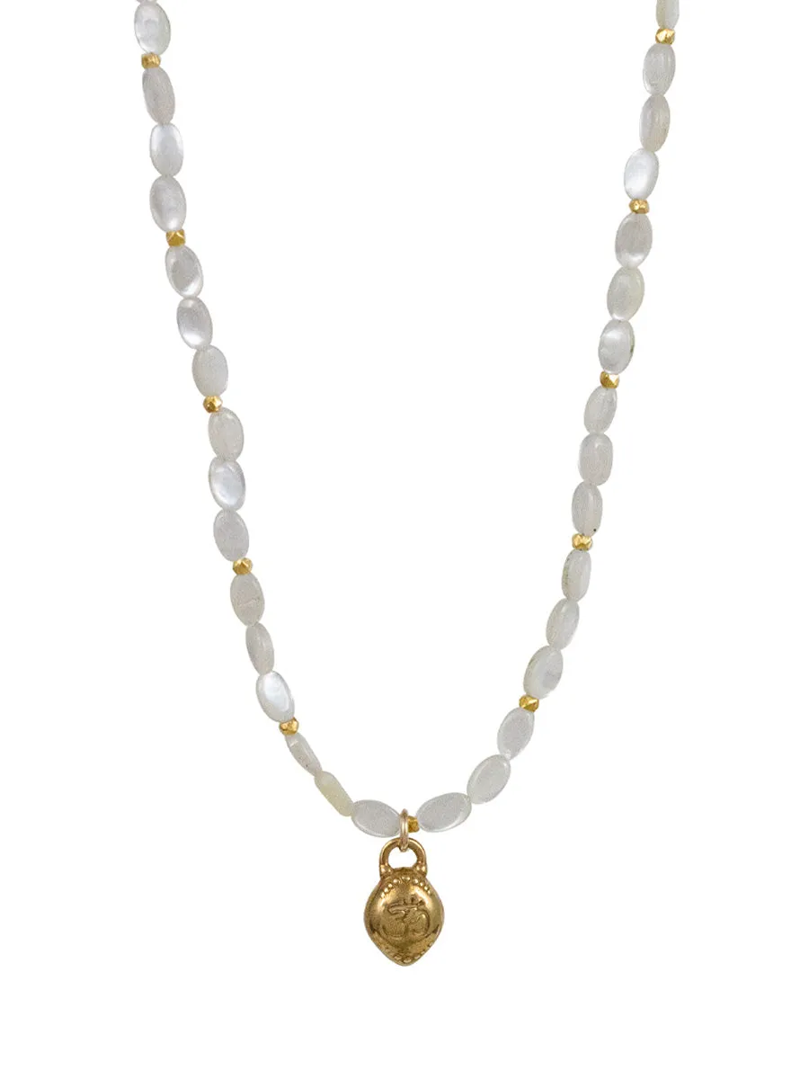 Azure Necklace - Om