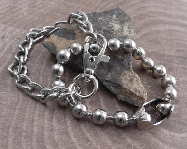 Ball & Link Bracelet 2 pack 8"