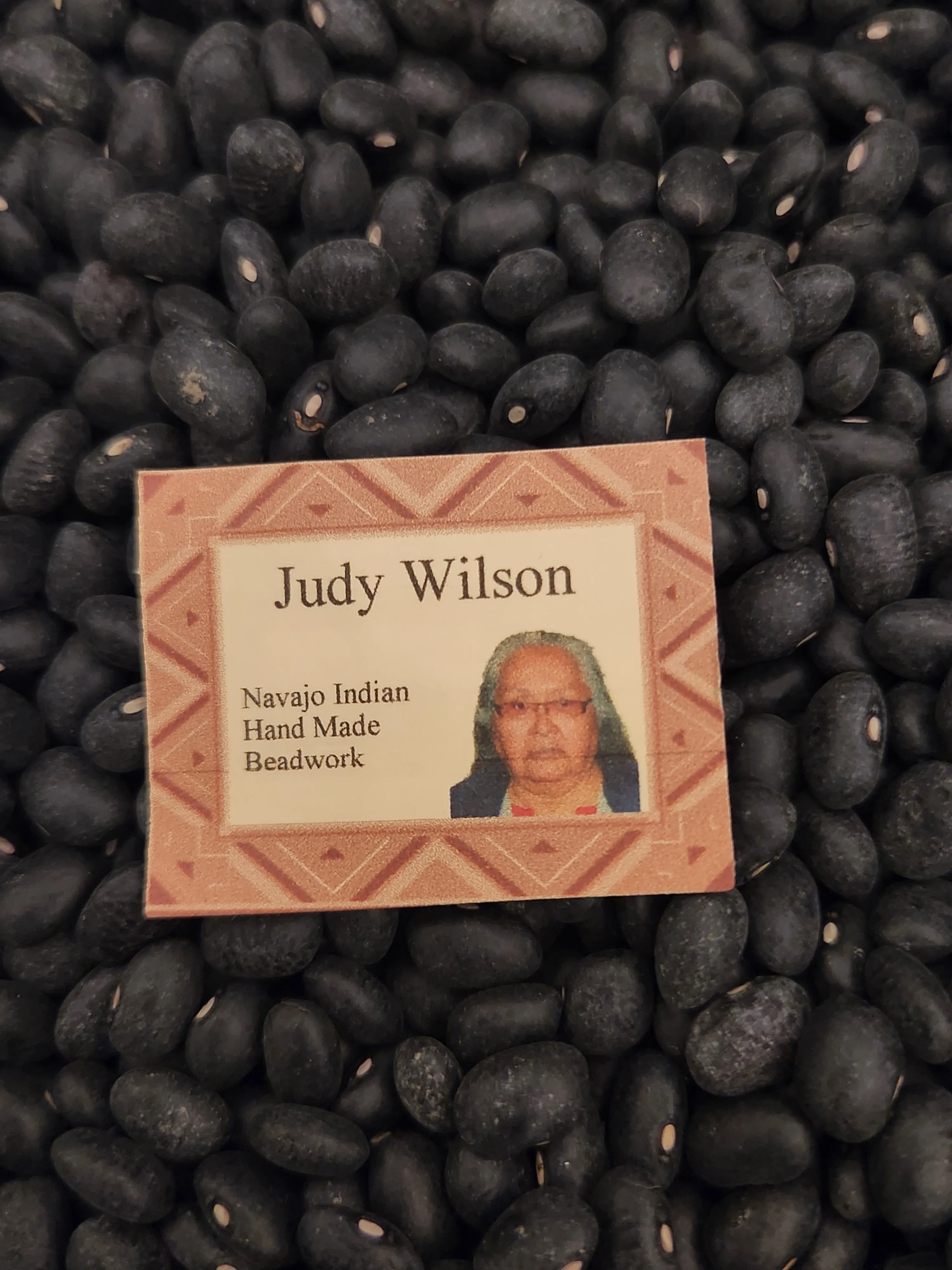 BEADED BARRETTES (PAIR) - BLACK - JUDY WILSON