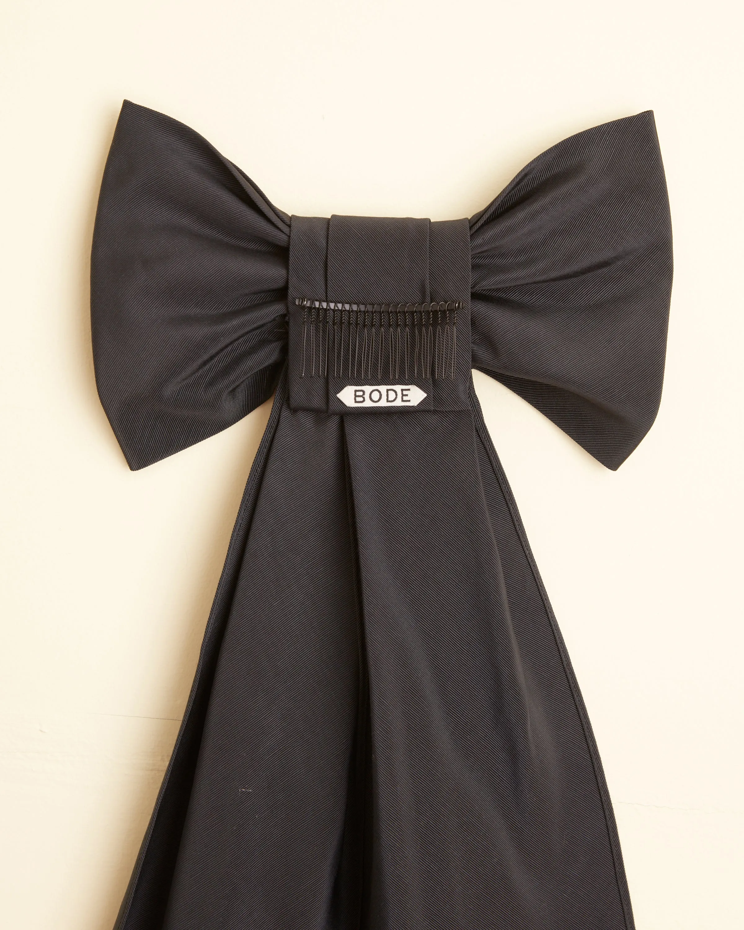 Bevel Bow Barrette