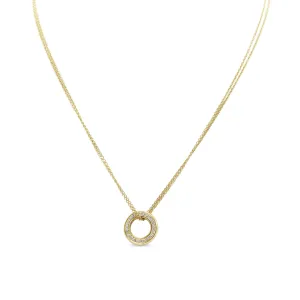 Boodles 18ct Roulette Pendant On Necklace - Medium