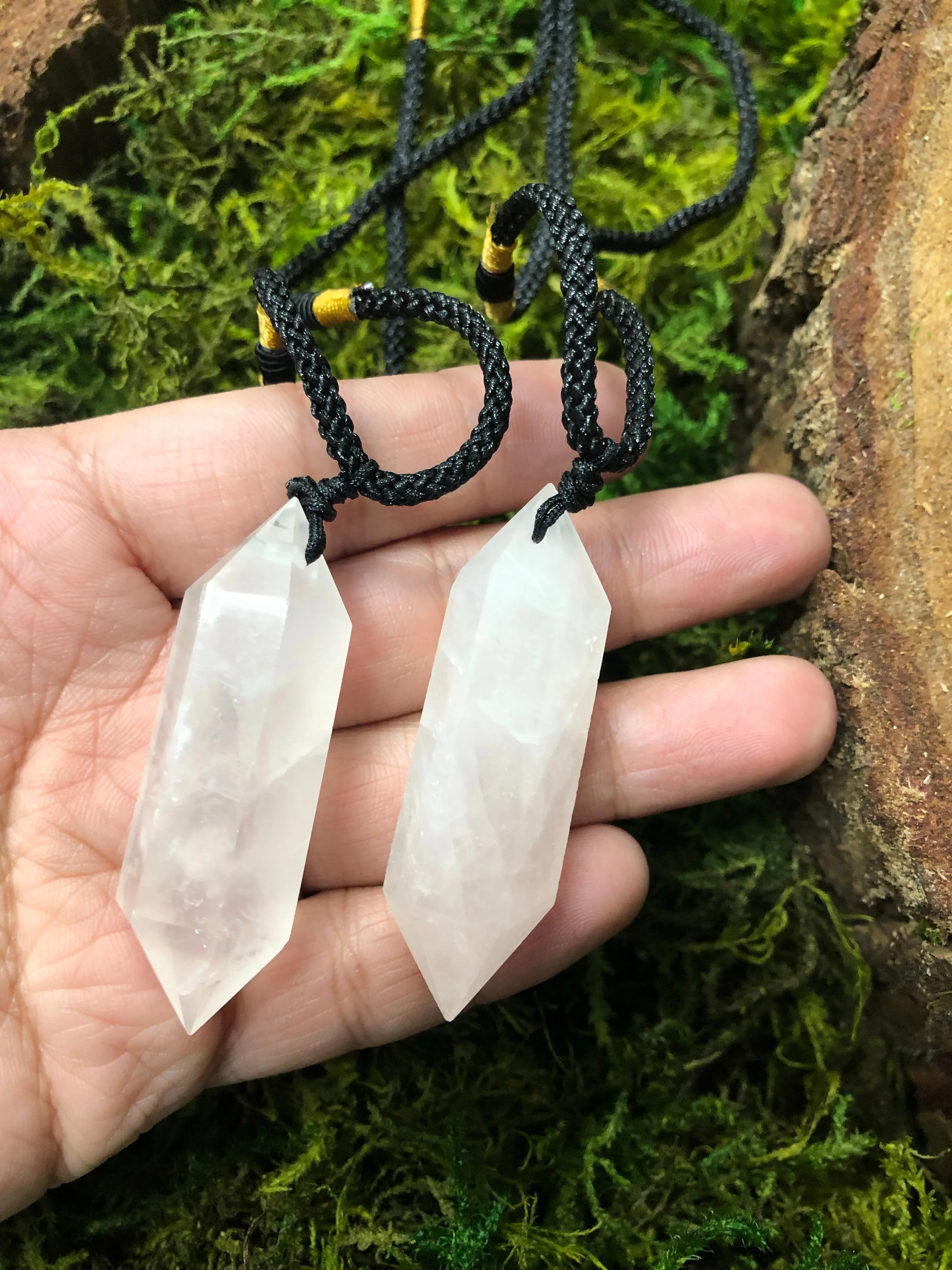 Bottle crystal necklace