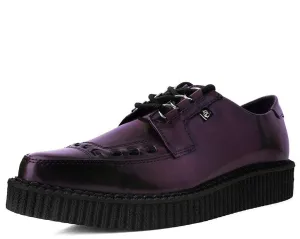 Burgundy Rub Off Pointed Anarchic Creeper