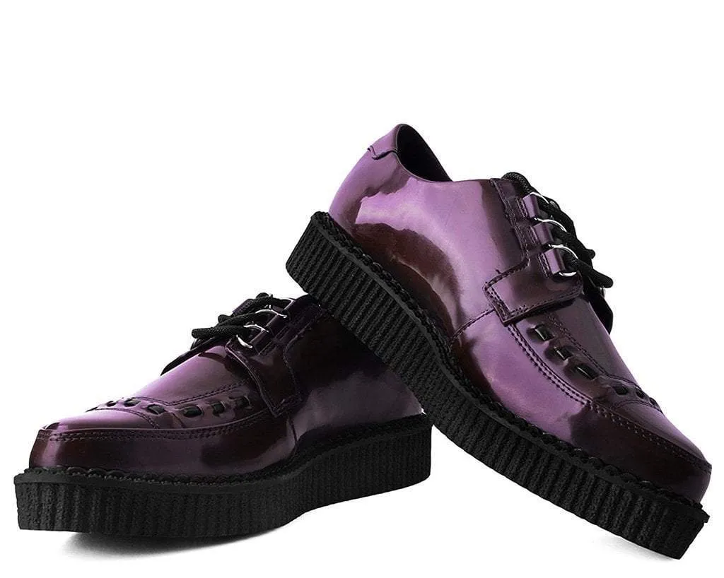 Burgundy Rub Off Pointed Anarchic Creeper