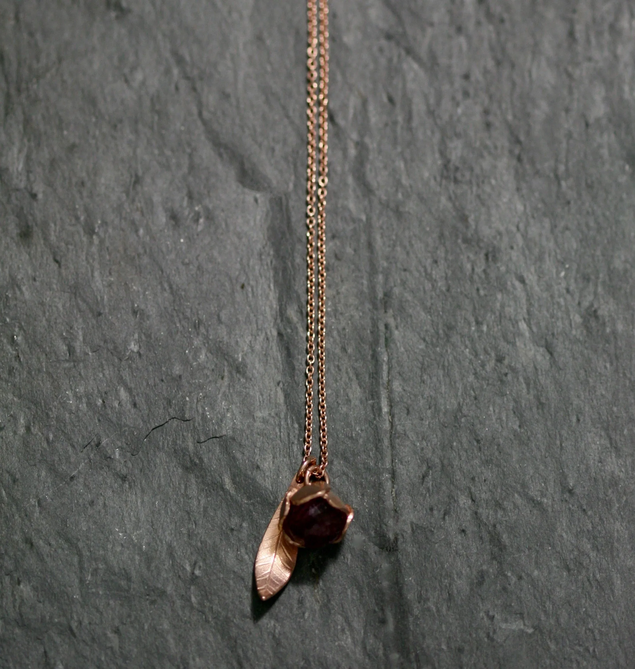 Buttercup & Facetted Stone Necklace floral Jewellery