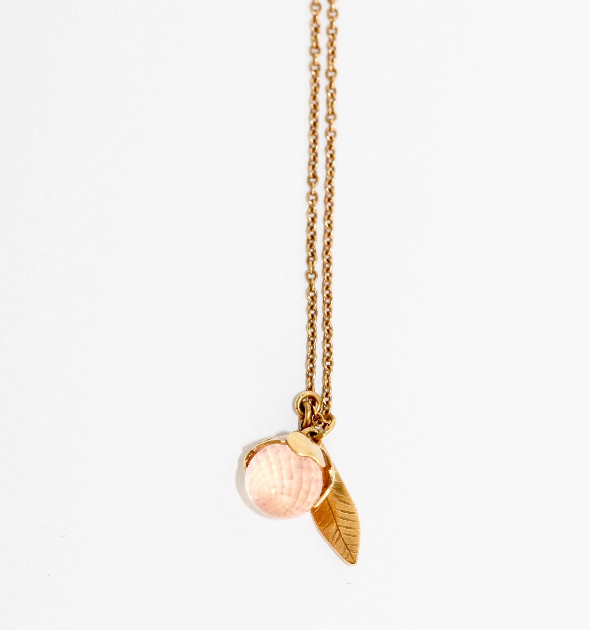 Buttercup & Facetted Stone Necklace floral Jewellery