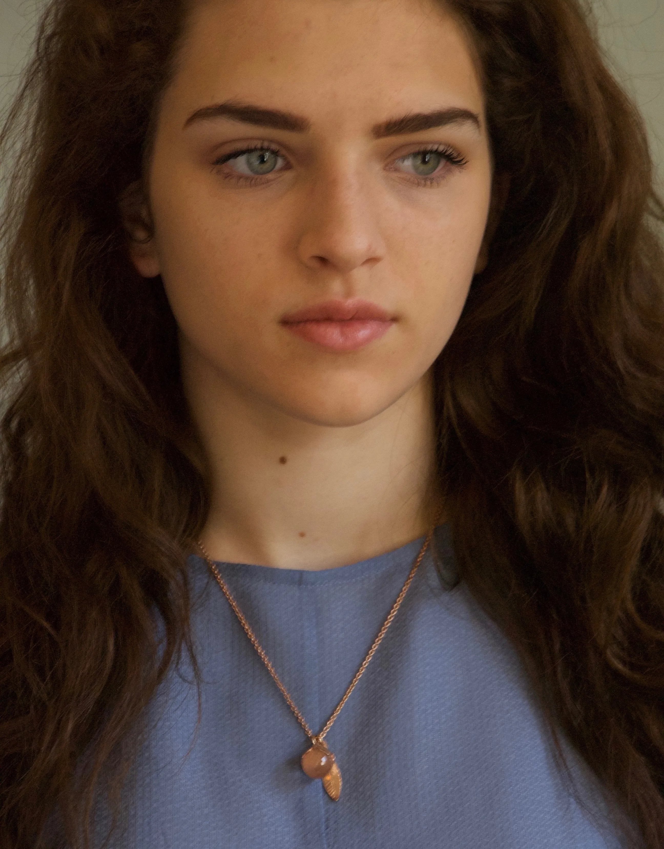 Buttercup & Facetted Stone Necklace floral Jewellery