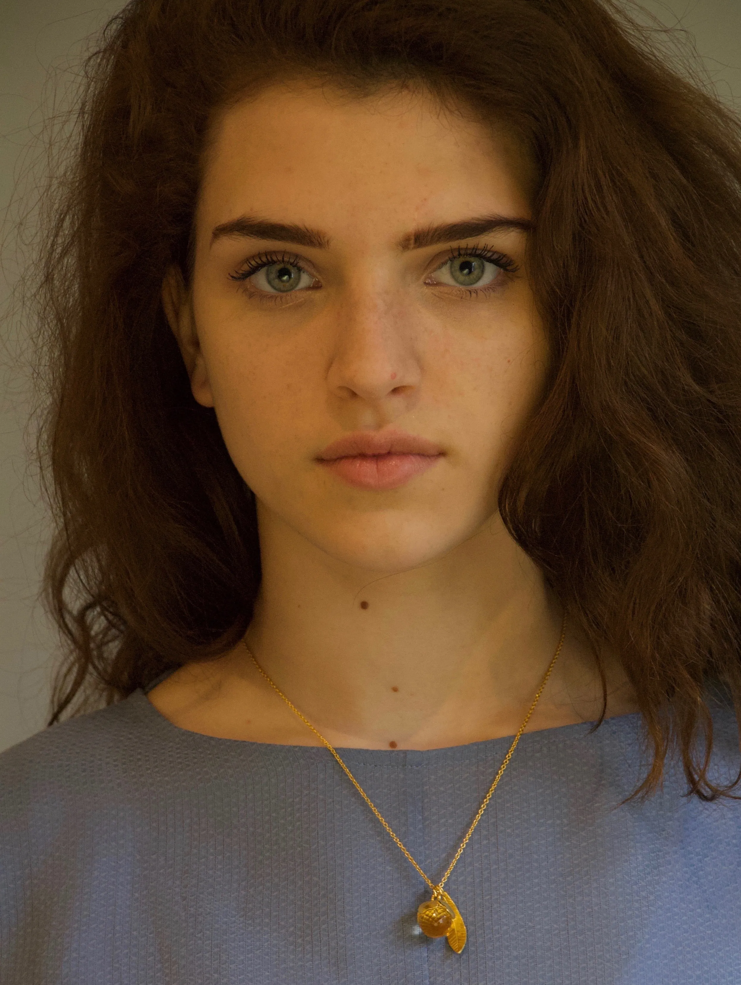 Buttercup & Facetted Stone Necklace floral Jewellery