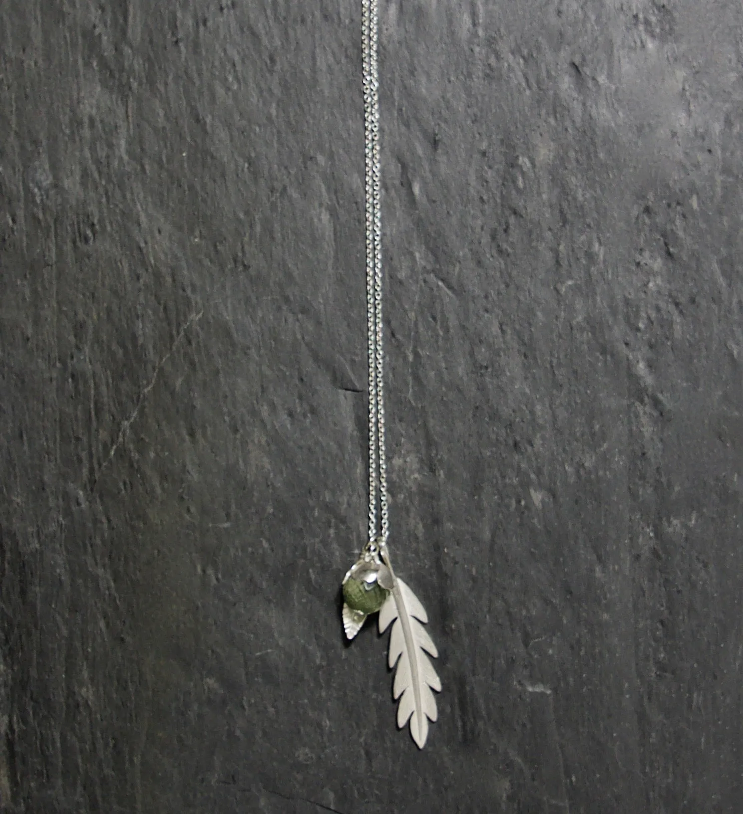 Buttercup & Facetted Stone Necklace floral Jewellery