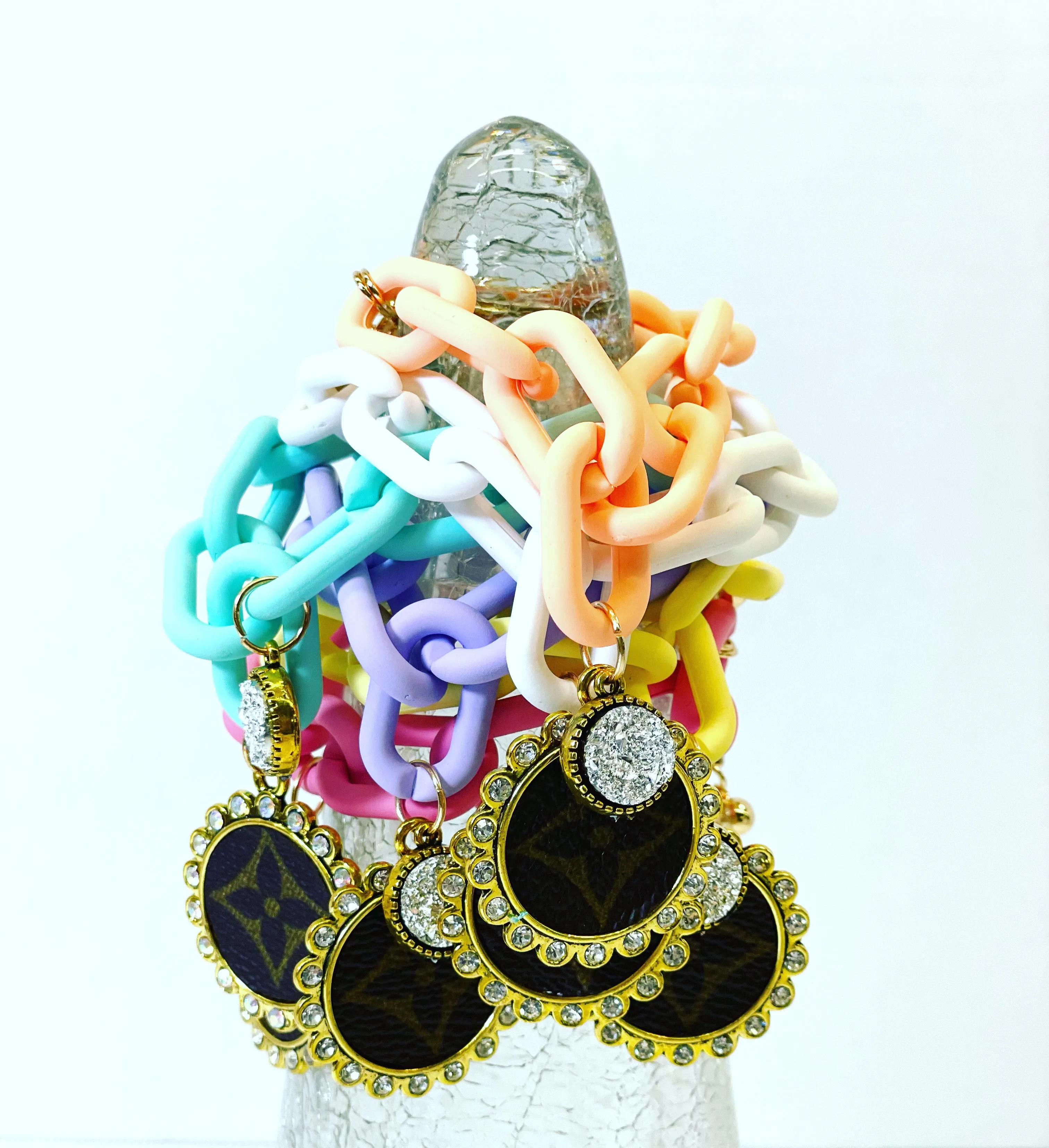 Chain bracelet yellow