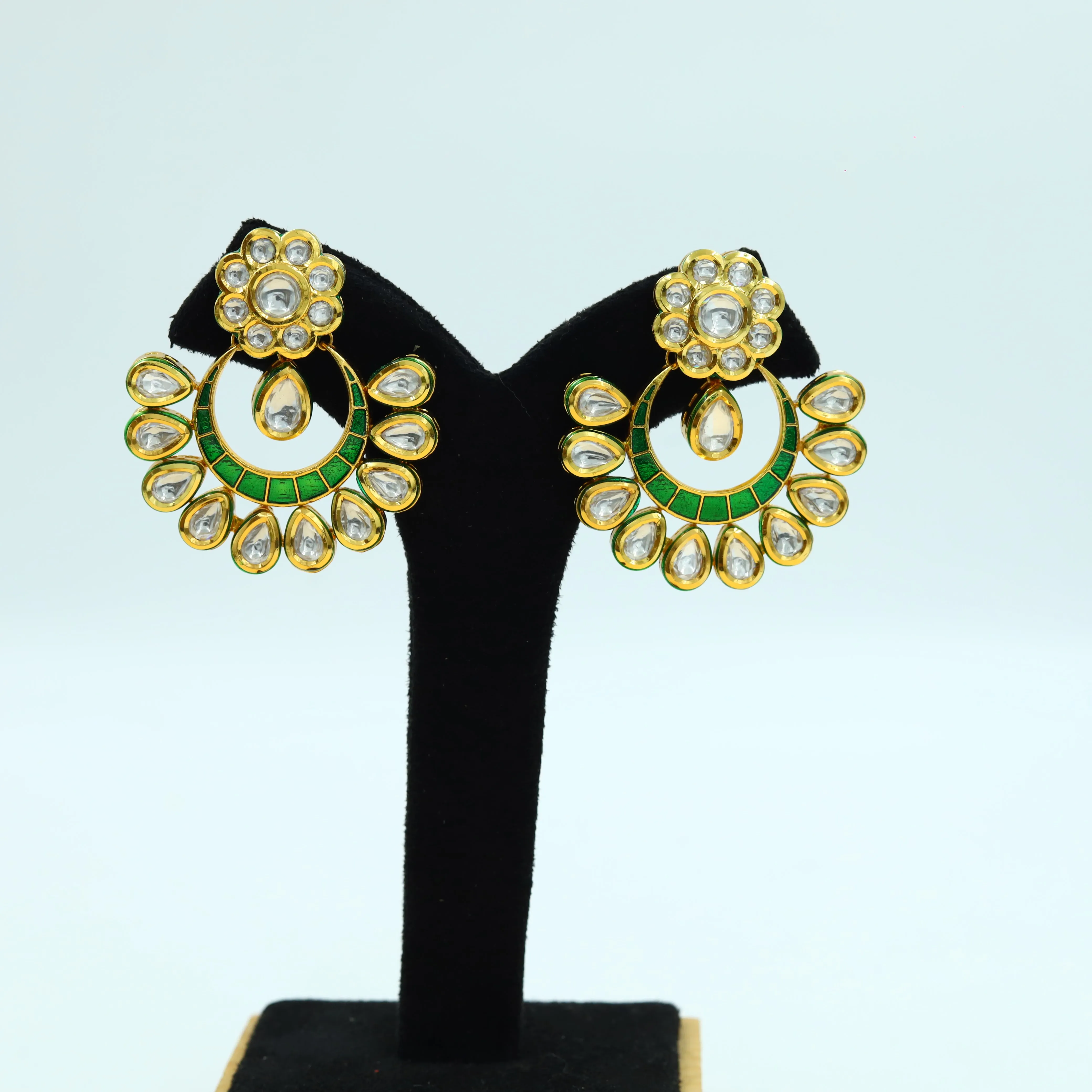 Chandbali Kundan Earring 6559-28
