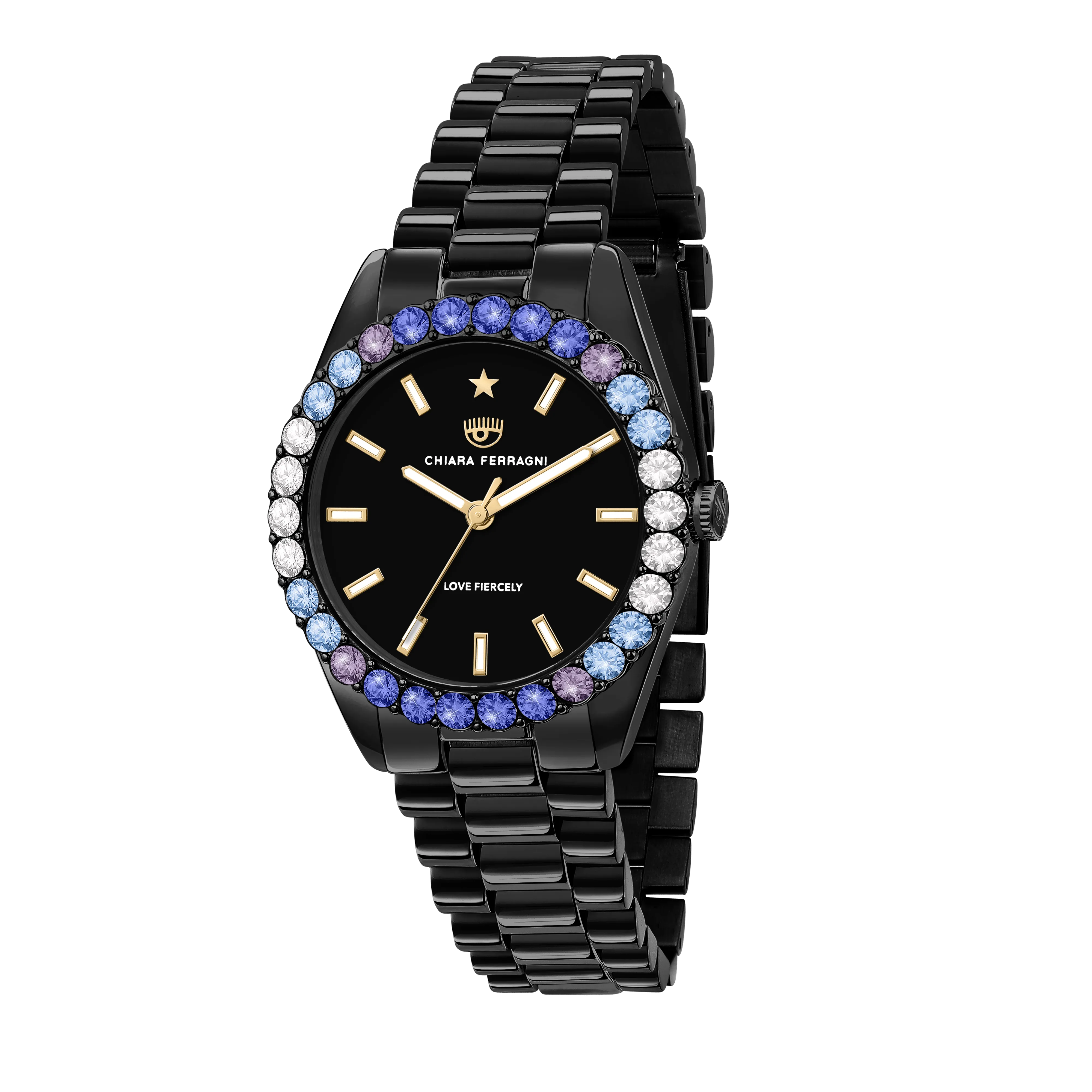 Chiara Ferragni Everyday Black Zircon Watch