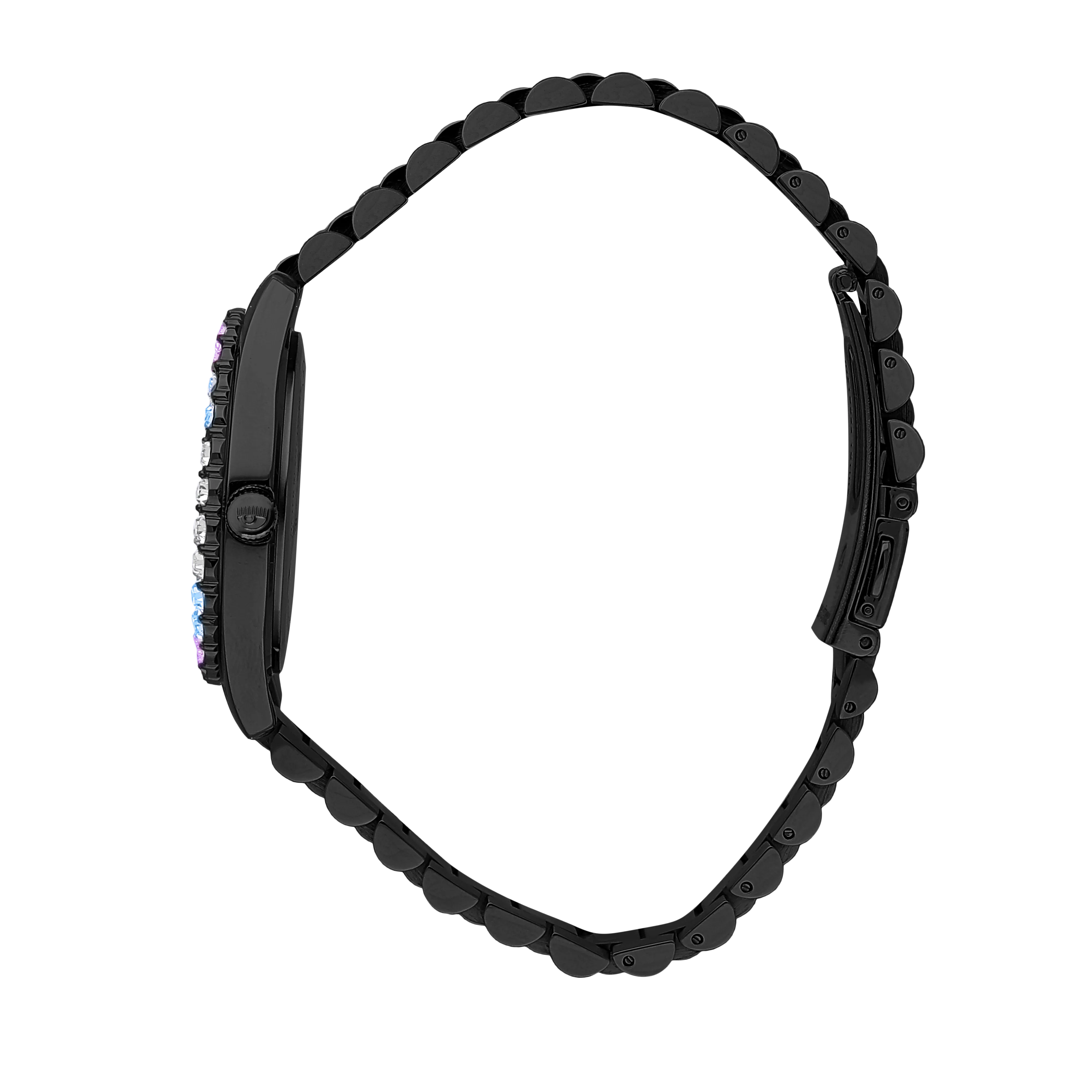 Chiara Ferragni Everyday Black Zircon Watch
