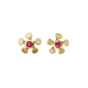 Chrona Studs - Ruby