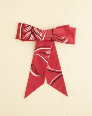 Creeping Begonia Bow Barrette