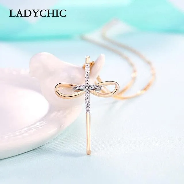 Cross Crystal Necklace