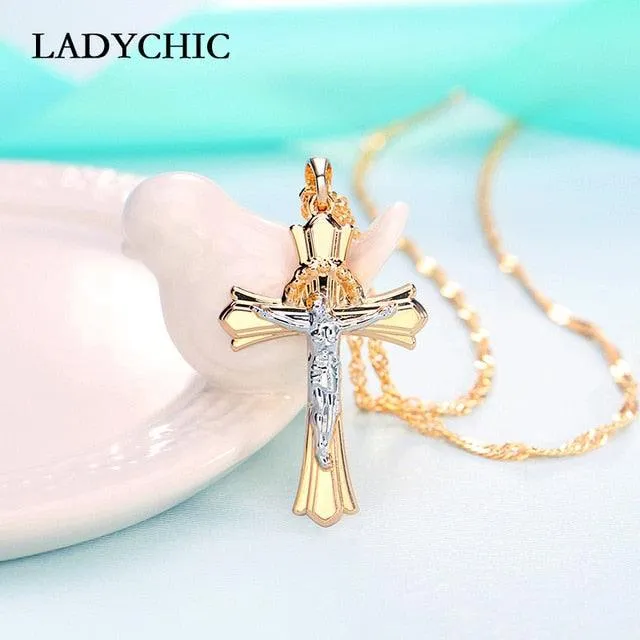 Cross Crystal Necklace