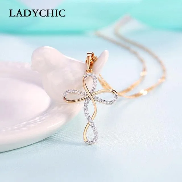 Cross Crystal Necklace