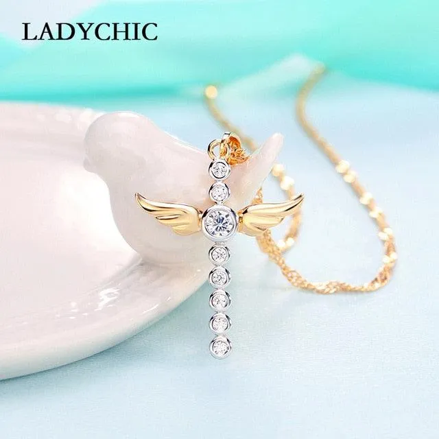 Cross Crystal Necklace