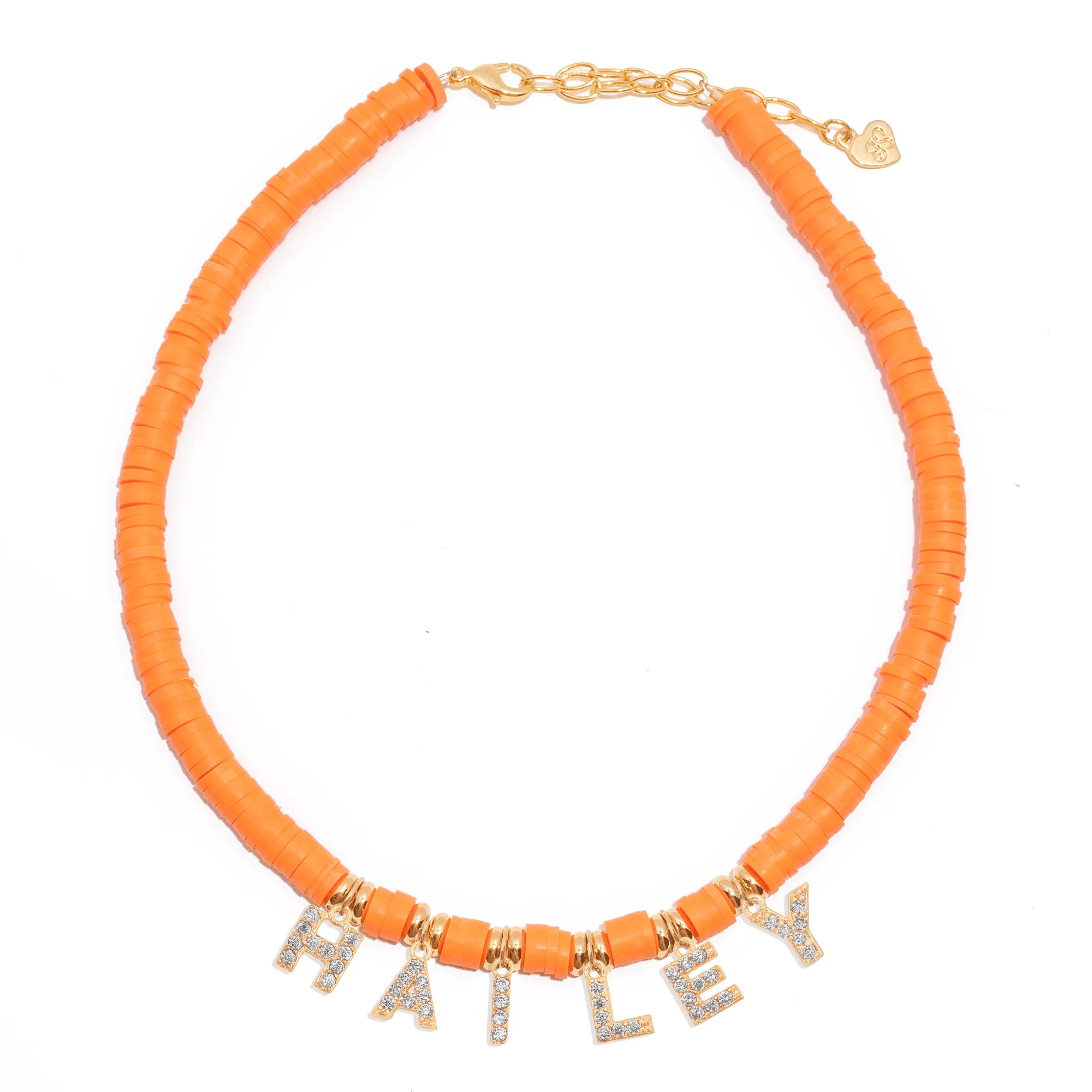 Custom Candy Shop Necklace in Tangerine