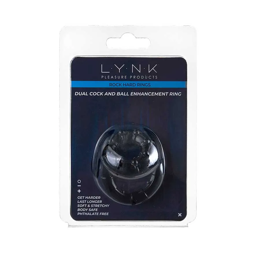 Dual Cock and Ball Enhancement Ring by Lynk Pleasure