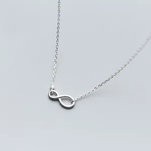Elite Infinity Solitaire Necklace
