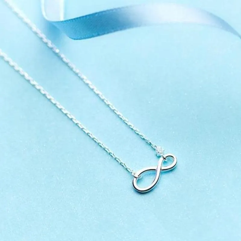 Elite Infinity Solitaire Necklace