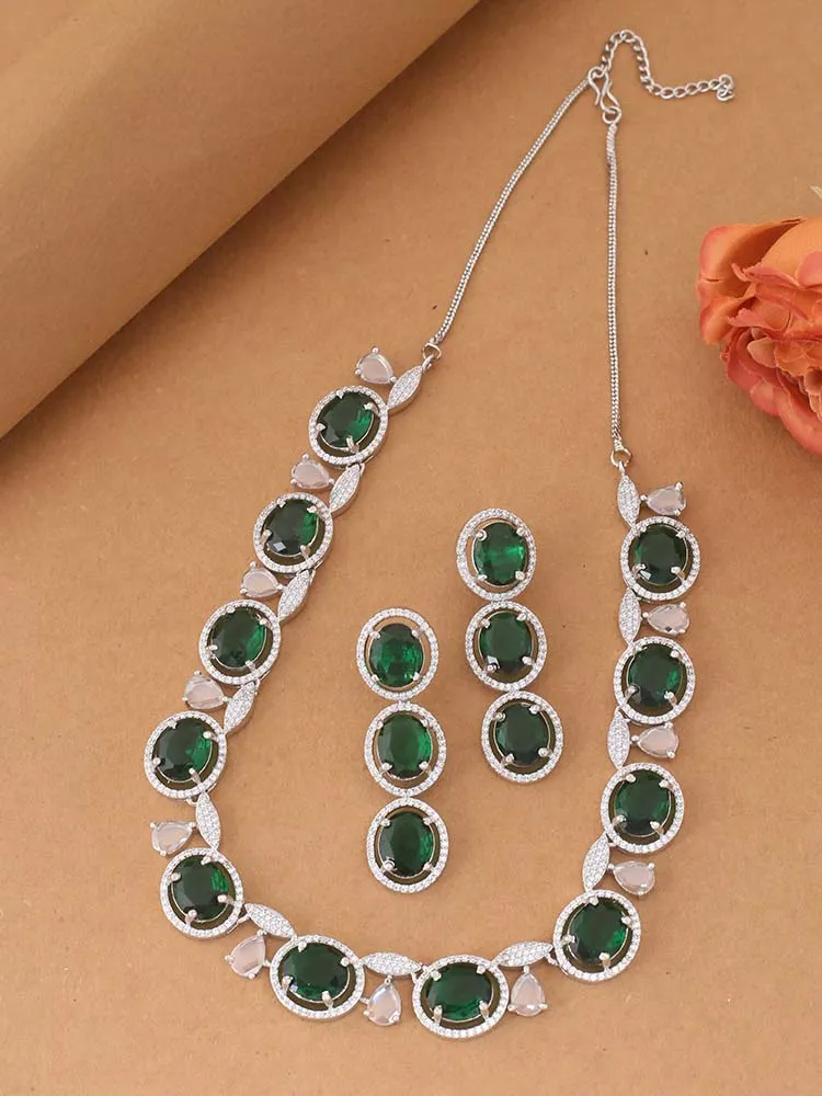 Emerald  Faith Zirconia Jewellery Set